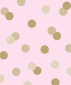 Șervețel - Dots rose  - 33x33 cm