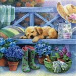 Șervețel - Gardening Break - 33x33 cm