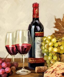 Șervețel- Wine and Grapes - 33x33cm