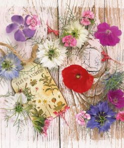 Șervețel decorativ -Summer Flowers - 33x33 cm