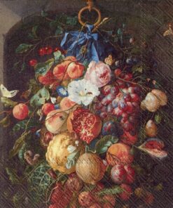 Șervețel decoupage - Fruits and Flowers - 33x33 cm