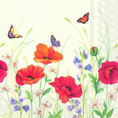 Șervețel decoupage - Summer Meadow - 33x33 cm 1 Șervețel decoupage - Summer Meadow - 33x33 cm