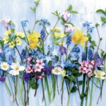 Servețel decoupage –Spring Flowers – 33×33 cm