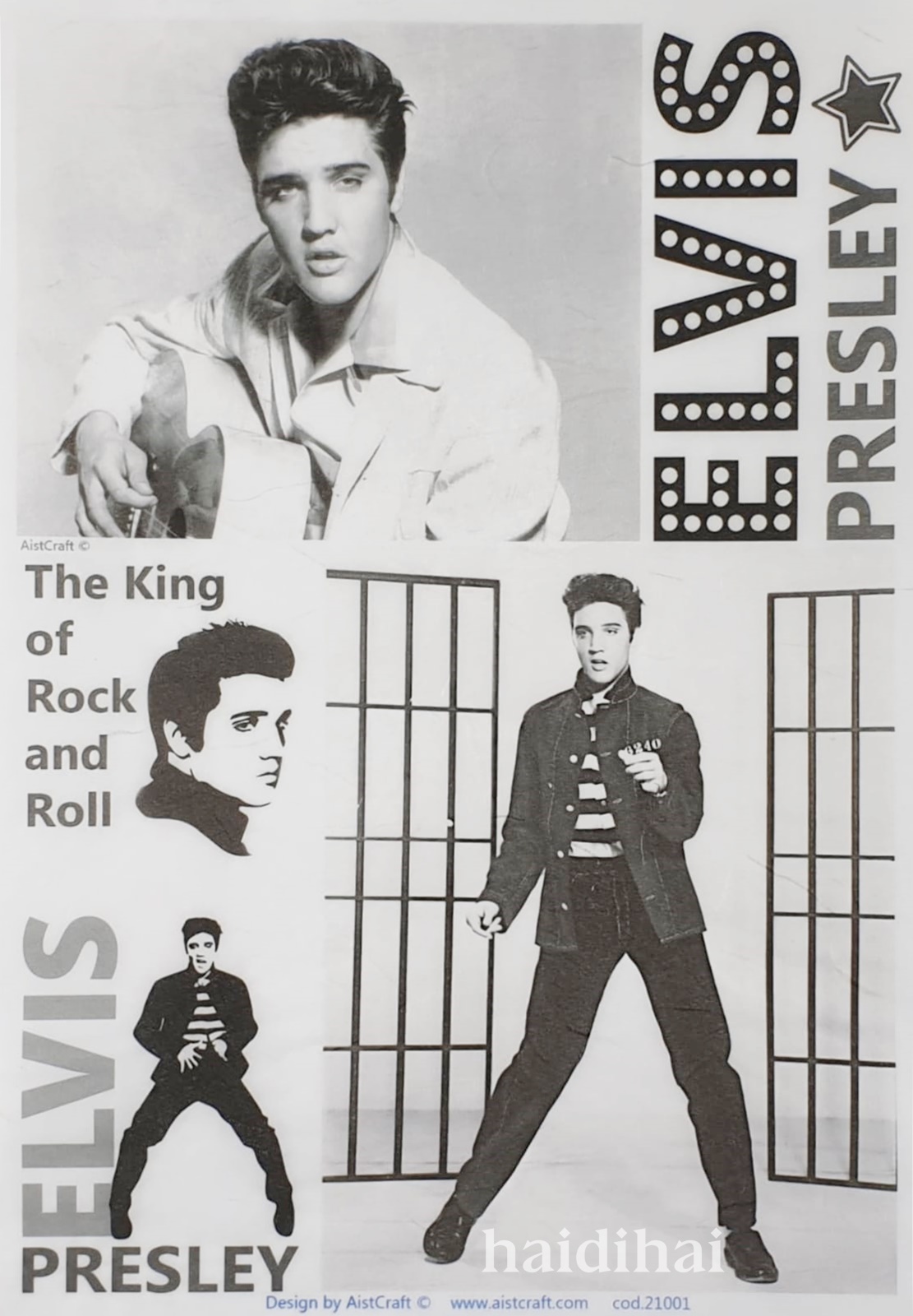 Hârtie de orez- Elvis - A4 1 Hârtie de orez- Elvis - A4
