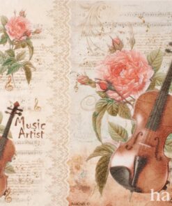 Hârtie de orez- I Love Music - A4