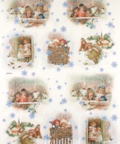 Hârtie de orez- In the Snow - A3