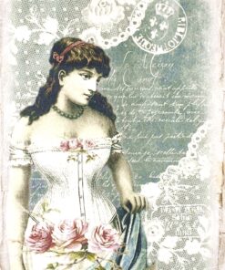 Hârtie de orez - Vintage Lace - A4