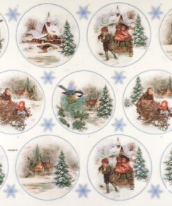Hârtie de orez - Winter Joy - A3