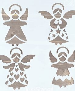 Șablon - Angels - 20x20 cm