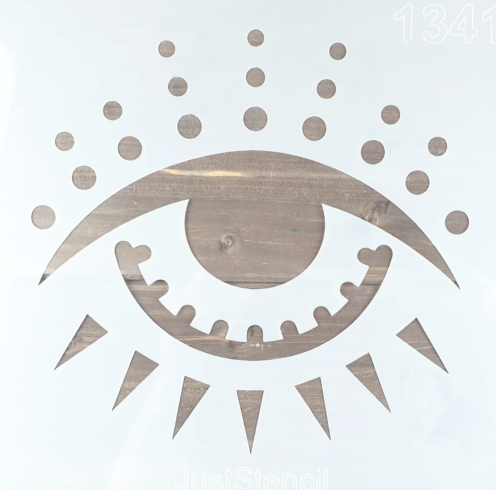 Șablon - Eye Pattern - 30x30 cm 1 Șablon - Eye Pattern - 30x30 cm