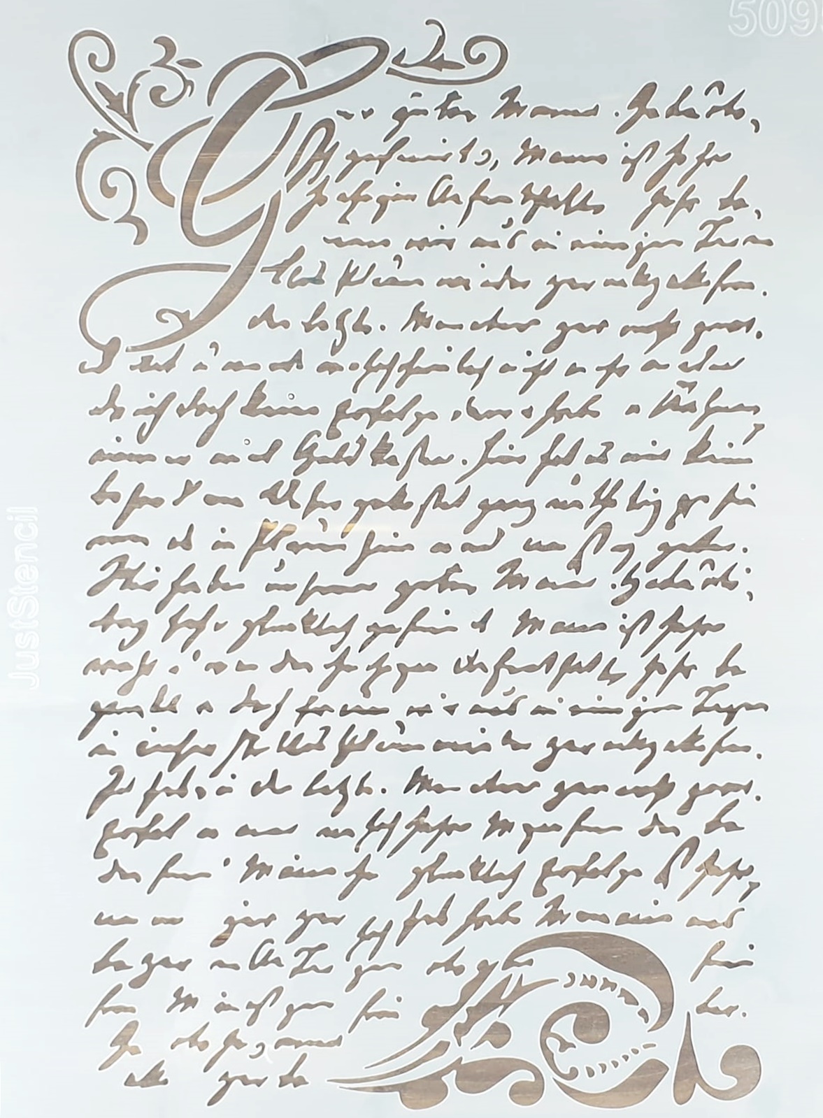 Șablon pereți - Letter - 30x40 cm 1 Șablon pereți - Letter - 30x40 cm