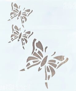 Șablon – Butterfly 2 – 20×20 cm