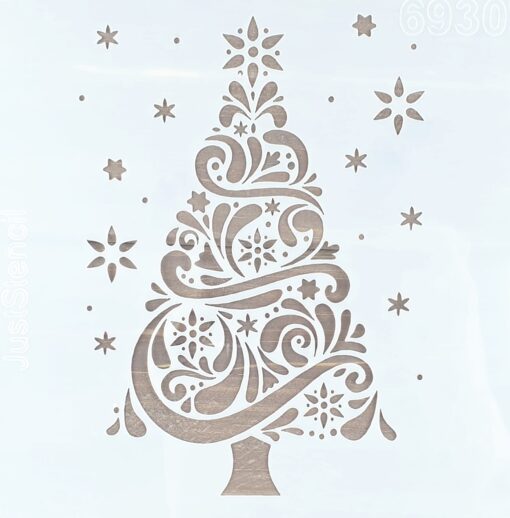Șablon – Christmas Tree – 20×20 cm 1