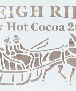 Șablon – Sleigh Rides – 20×30 cm