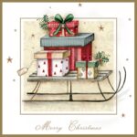 Șervețel - Merry Christmas Sleigh - 33x33 cm