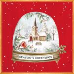 Șervețel - Seasons Greetings - 33x33 cm