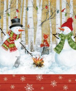 Șervețel  - Winterly Barbecue - 33x33 cm