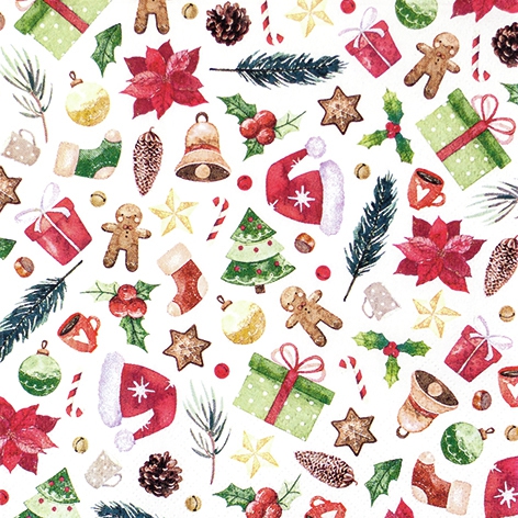 Șervețel - Xmas Collection - 33x33 cm 1 Șervețel - Xmas Collection - 33x33 cm