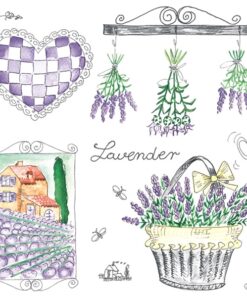 Șervețel decorativ –   Lavander Flowers – 33×33 cm