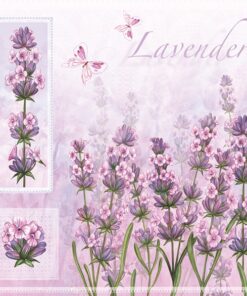 Șervețel decorativ –   Lavender Flowers – 33×33 cm
