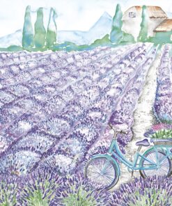 Șervețel decorativ –   Lavander View – 33×33 cm