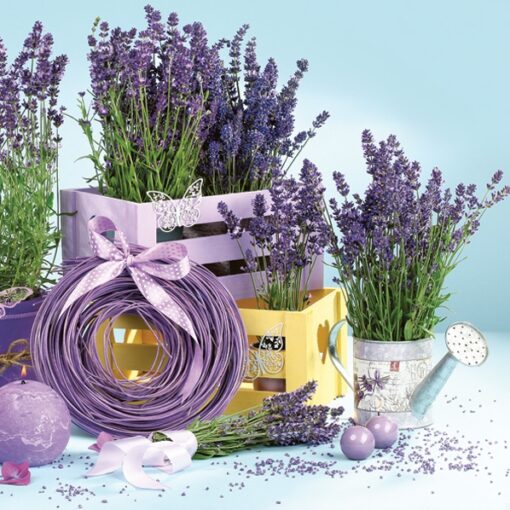 Șervețel decorativ – Lavender Indoors – 33×33 cm 1