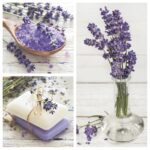 Șervețel decorativ – Lavender Spa Squares– 33×33 cm