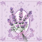 Șervețel decorativ – Lavender – 33×33 cm