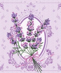 Șervețel decorativ –  Lavender  – 33×33 cm