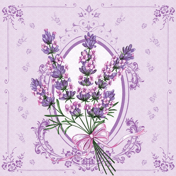 Șervețel decorativ – Lavender – 33×33 cm 1 Șervețel decorativ – Lavender – 33×33 cm