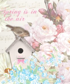 Șervețel decoupage - Bird House -  33x33 cm