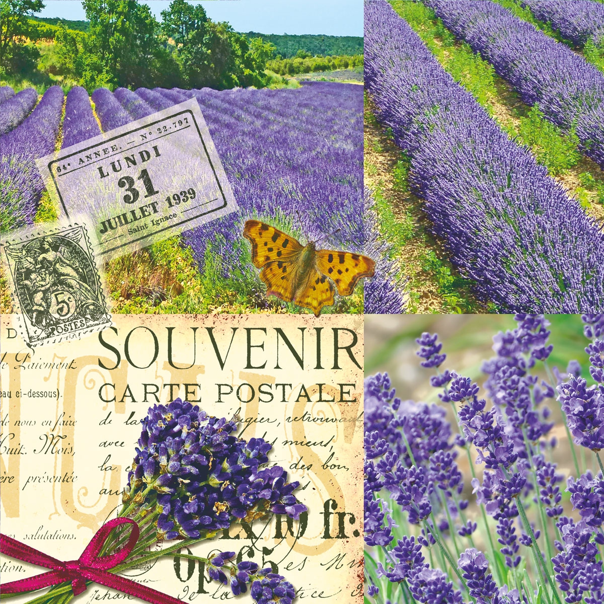 Șervețel decoupage - Lavender Scent- 33x33 cm 1 Șervețel decoupage - Lavender Scent- 33x33 cm
