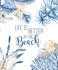 Șervețel decoupage -Ocean life is better -  33X33 cm