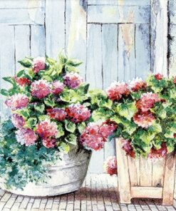 Șervețel decoupage– Cottage Hydrangea – 33×33 cm