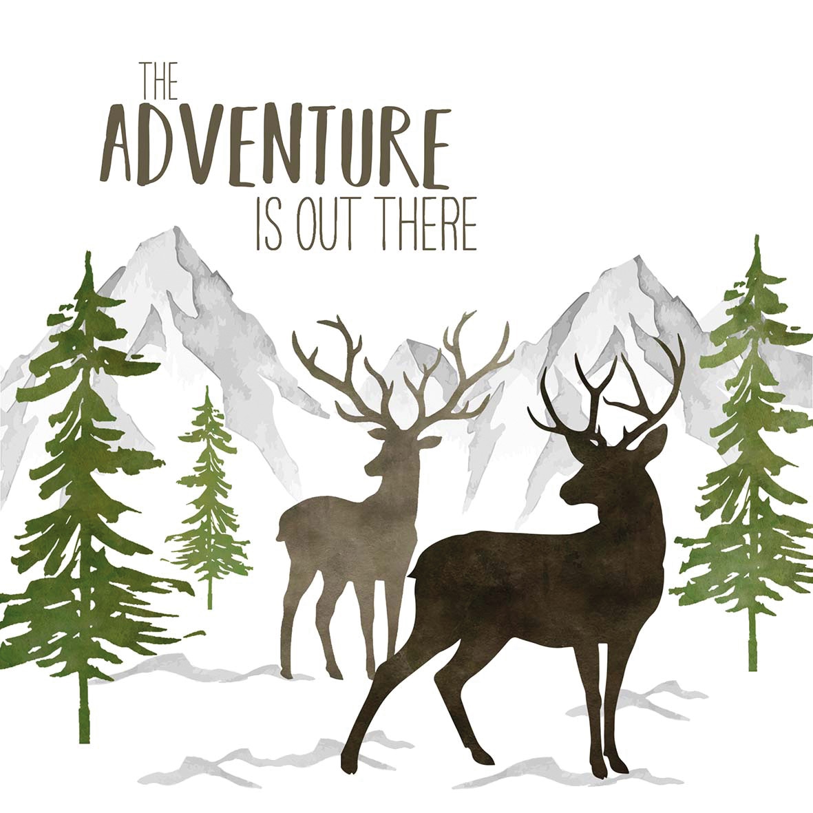 Șervețel – Adventure Deer -33X33 cm 1 Șervețel – Adventure Deer -33X33 cm