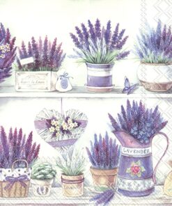 Șervețel – Lavender Pots  – 33×33 cm