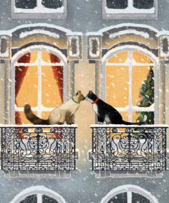 Șervețel – Townhouse Cats – 25×25 cm