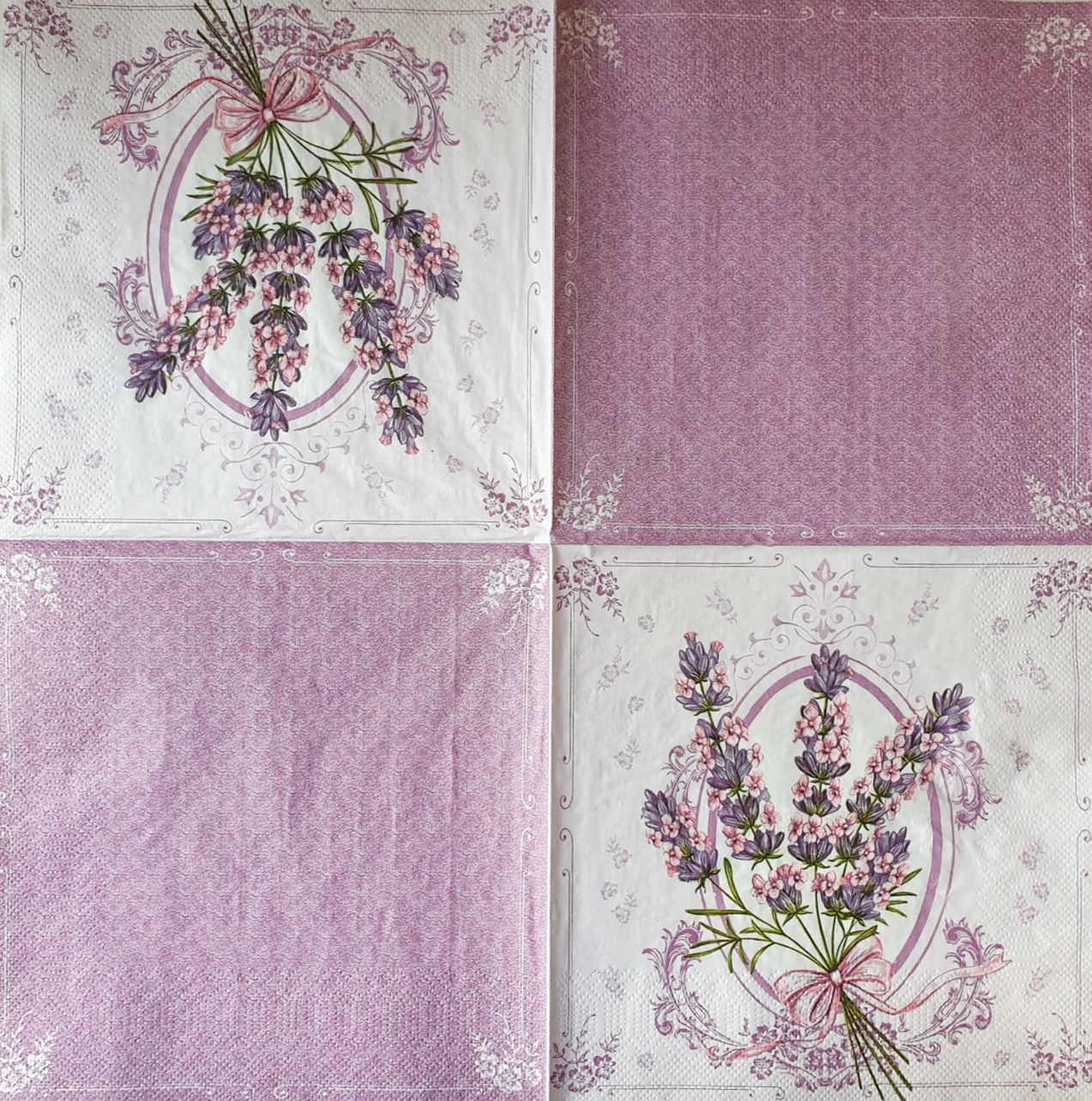 Șervețel decorativ – Lavender – 33×33 cm 2 Șervețel decorativ – Lavender – 33×33 cm - imagine 2