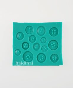 Matriță silicon -  Round Buttons - 7x8.2 cm