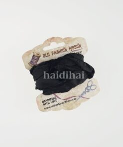Panglică bobină - Black - 1.2 m