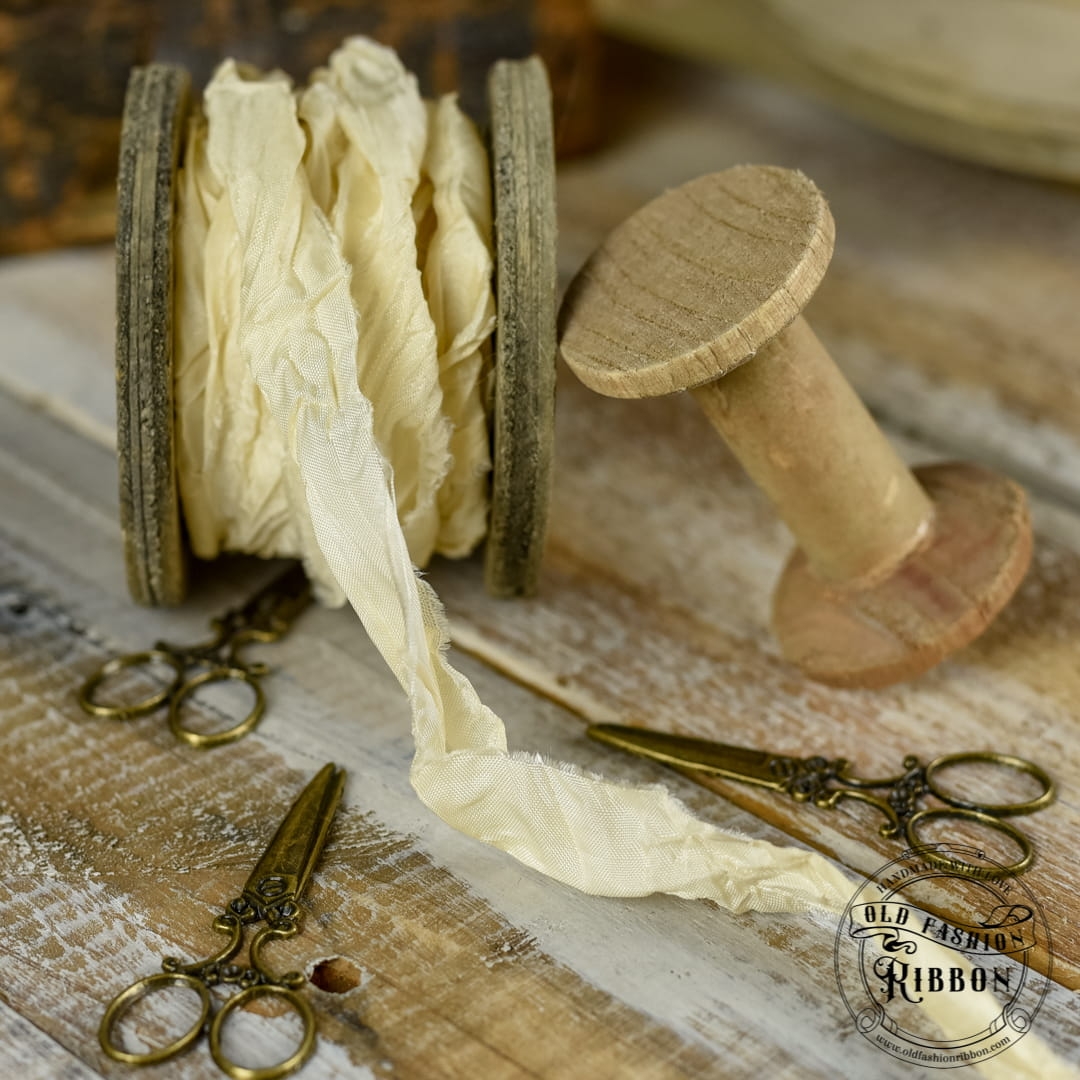 Panglică bobină - Cream - 1.2 m 2 Panglică bobină - Cream - 1.2 m - imagine 2