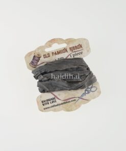 Panglică bobină - Dark Grey - 1.2 m