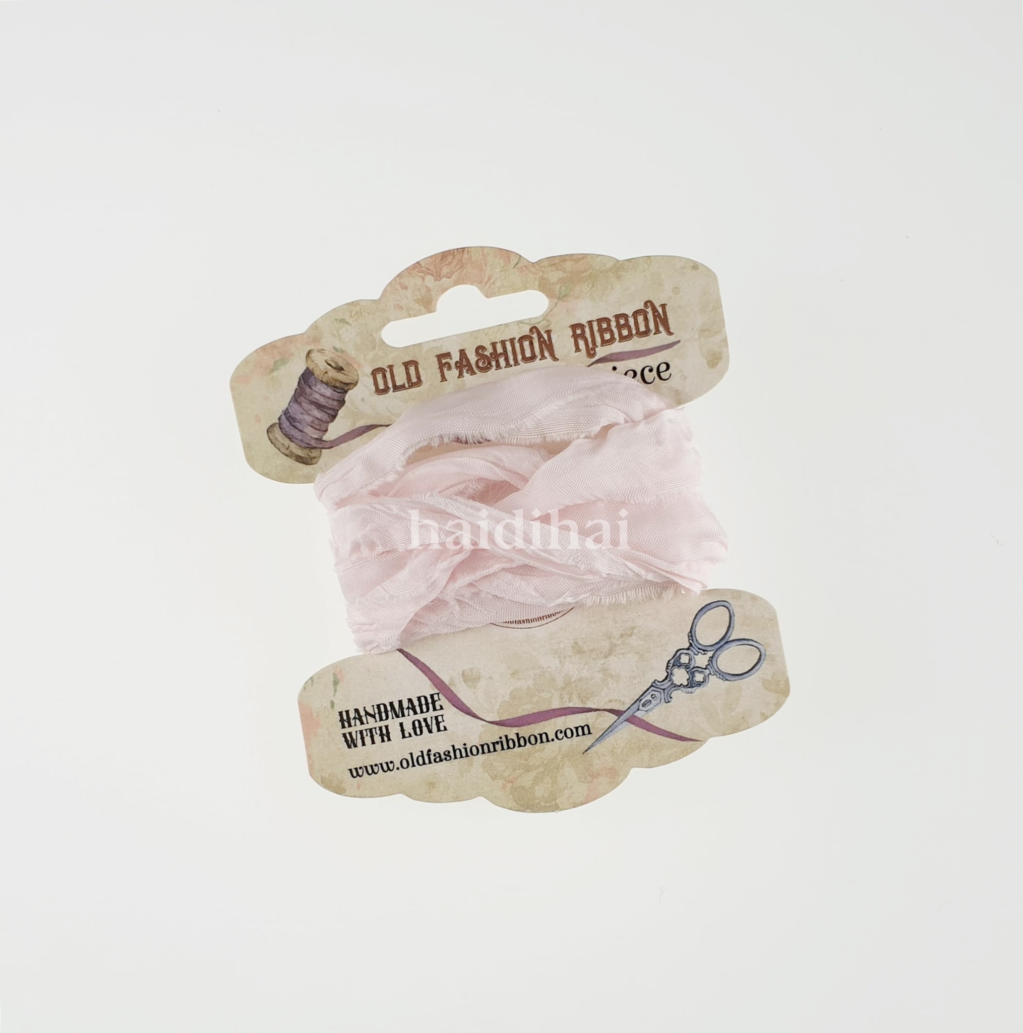 Panglică bobină -Light Pink - 1.2 m 1 Panglică bobină -Light Pink - 1.2 m