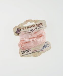 Panglică bobină - Light Powder Pink - 1.2 m
