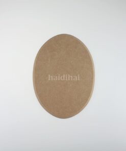 Placă MDF - oval - 34x25x0.7 cm