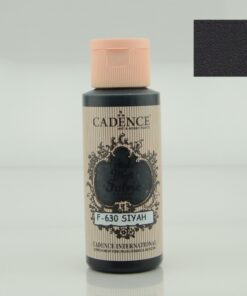 Vopsea acrilică mată textil - 59 ml - black