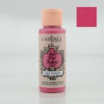 Vopsea acrilică mată textil - 59 ml - fuchsia