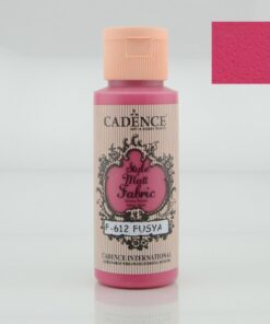 Vopsea acrilică mată textil - 59 ml - fuchsia