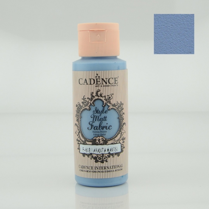 Vopsea acrilică mată textil - 59 ml - lavender blue 1 Vopsea acrilică mată textil - 59 ml - lavender blue