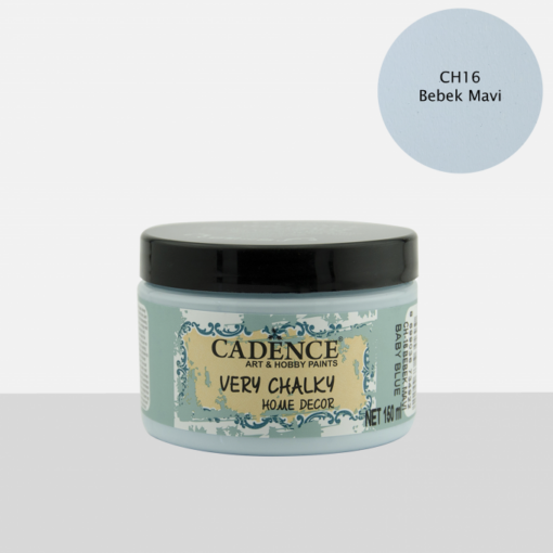 Vopsea chalky – baby blue – CADENCE – 150 ml 1